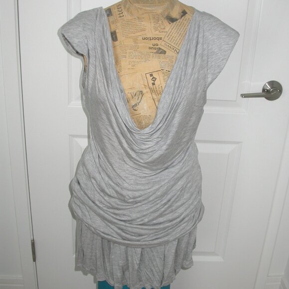 Grey Swishy Skirt - Picture 2 of 3